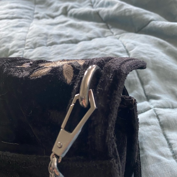 rebecca minkoff love leather crossbody bag in black - Picture 5 of 10